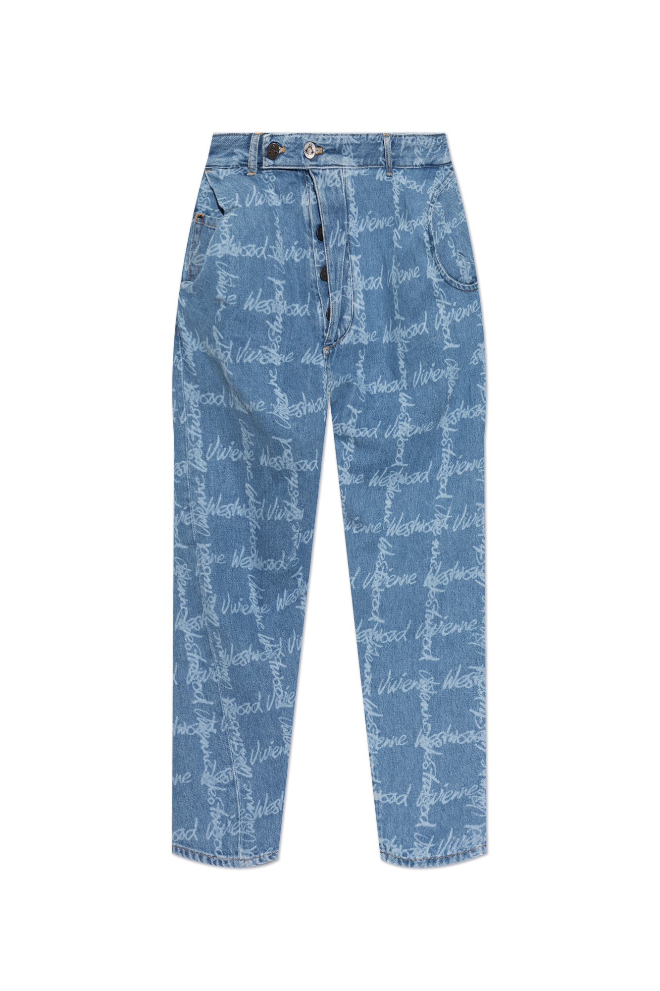 Blue Jeans with logo Vivienne Westwood - Vitkac Canada